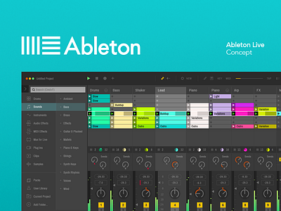 Ableton Live Redesign Concept