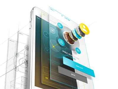 Layers, layers, layers… app application button design illustration ios iphone mobile ui ui design user interface ux