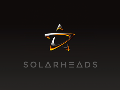 Solarheads branding design font icon lettering logo type typography web website