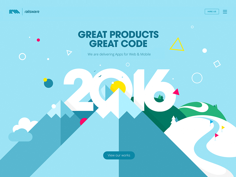 Happy Holidays! web lettering flat branding vector icon typography ui design logo illustration