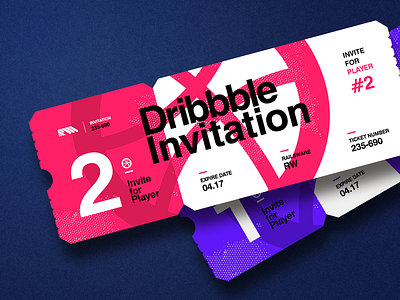 Two Dribbble Invites