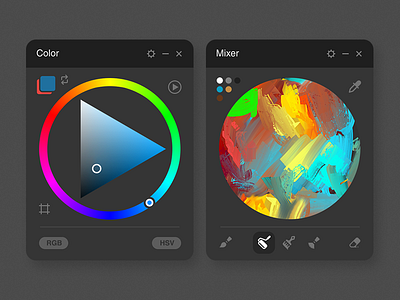 Painstorm Studio Concept app design flat icon illustration ios paint painting software ui ux vector