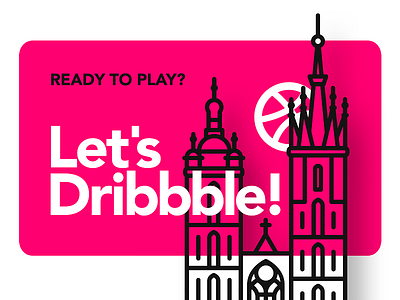 Ready to Play? branding city design dribbble flat icon krakow lettering logo type typography vector