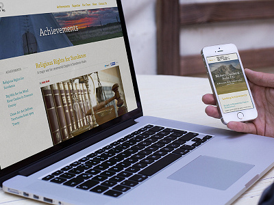 Responsive Website for Tribal Law Firm