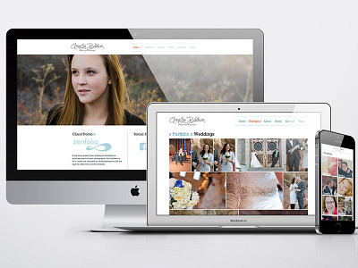 Photography Portfolio Website design front end development user experience design web design
