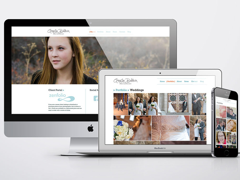 Photography Portfolio Website design front-end development user experience design web design