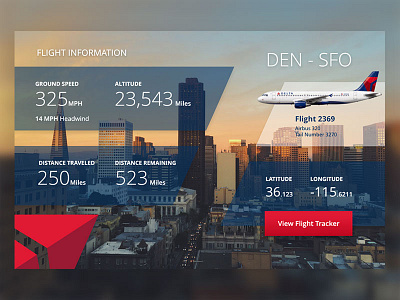 Delta Flight Info Redesign