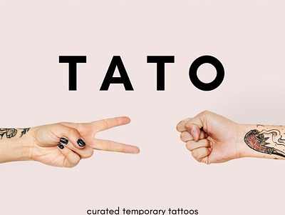 Social Media Kit for TATO MNL branding design illustration logo
