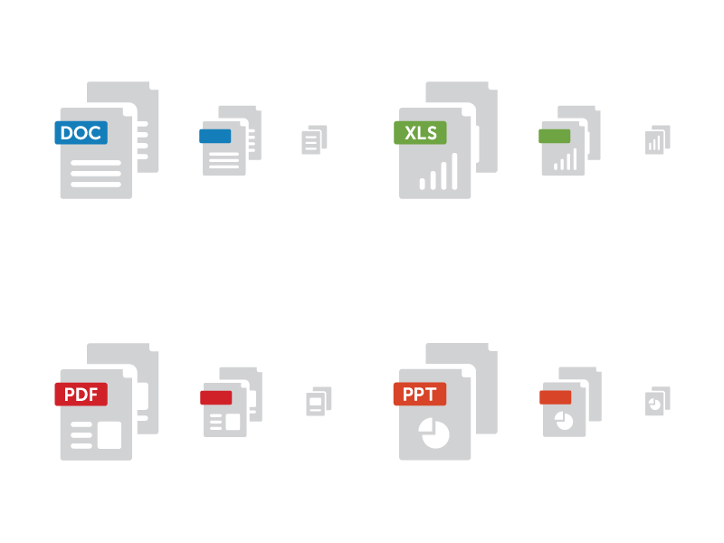 Simple File Icons icons file type