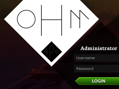 Ohm Spa Login