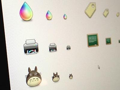 moar animal chalkboard color cute drop icon japan photo printer tag tasks totoro wip