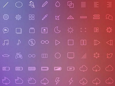 Linicons graphicdesign icon icons linicons set vectors web