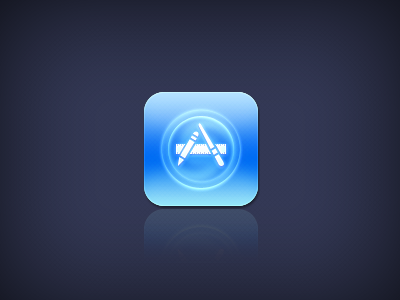 Drode App Store app appstore blue drode icon icons iphone store theme white