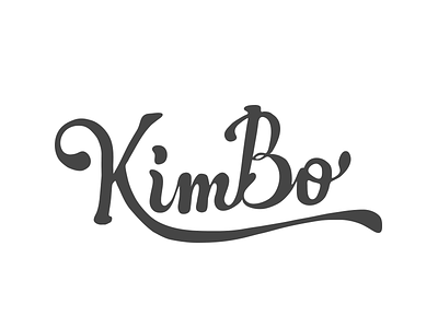 Kimbo font kimbo logo practice website