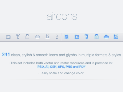 aircons iconset 16px aircons clean glyph glyphious icons iconset mini simple soft web