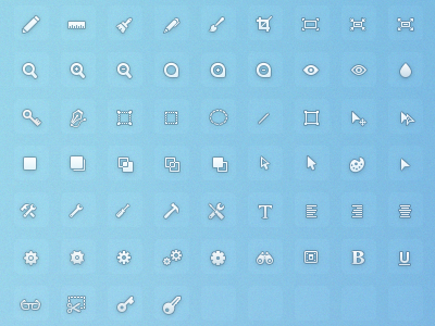 Mini Simplicons - Designer's Tools 16px brush choose cut designer icon set layer lock mouse path pen preview ruler settings simplicons soft text tools web icons