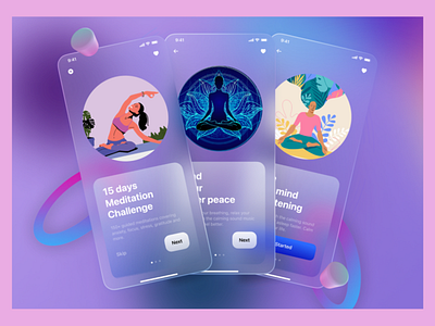 UX UI Meditation Apps