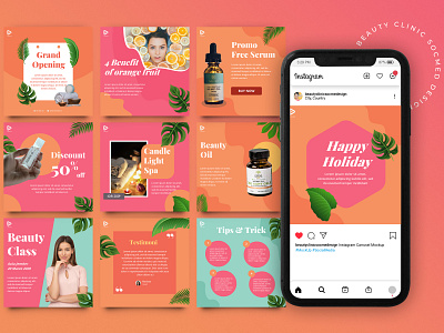 Beauty Clinic Social Media Post Design