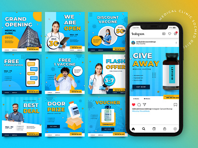 Medical Clinic Social Media Post Design