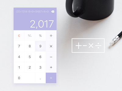 Daily UI #004 - Calculator