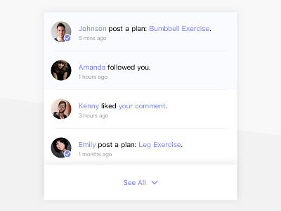 Daily UI #047 - Activity Feed