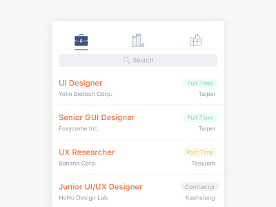 Daily UI #050 - Job Listing