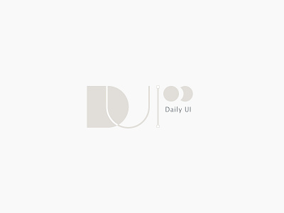Daily UI #052 - Logo Design (Daily UI 100days) dailyui logo