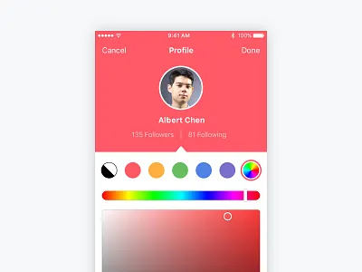 Daily UI #060 - Color Picker color color picker dailyui picker