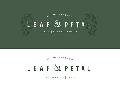 Leaf and Petal ampersand branding garden gardening green killed leaves living mark muscari