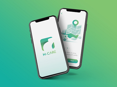 M-CARE app art design icon illustration illustrator minimal ui ux vector