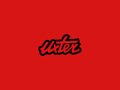 Logo uxter branding design graphic design identity lethering logo logodaily logoinspiration logomaker logomark logos logotype ui