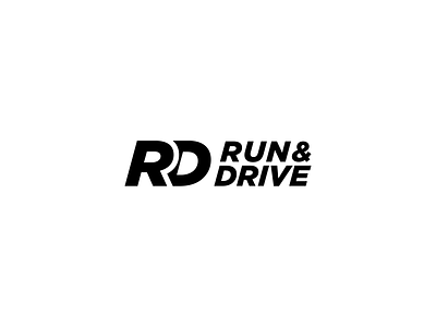 Logo Run and drive branding identity logo logo minimal logoinspiration logomaker logomark logos logotype