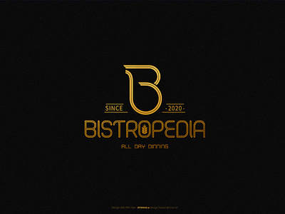 BISTROPEDIA Logo by Min Min Han branding design icon logo minimal typography vector