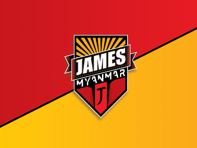 JAMES Logo branding design icon logo typography vector