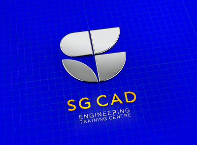 SG Cad Engineering branding design icon logo minimal typography vector