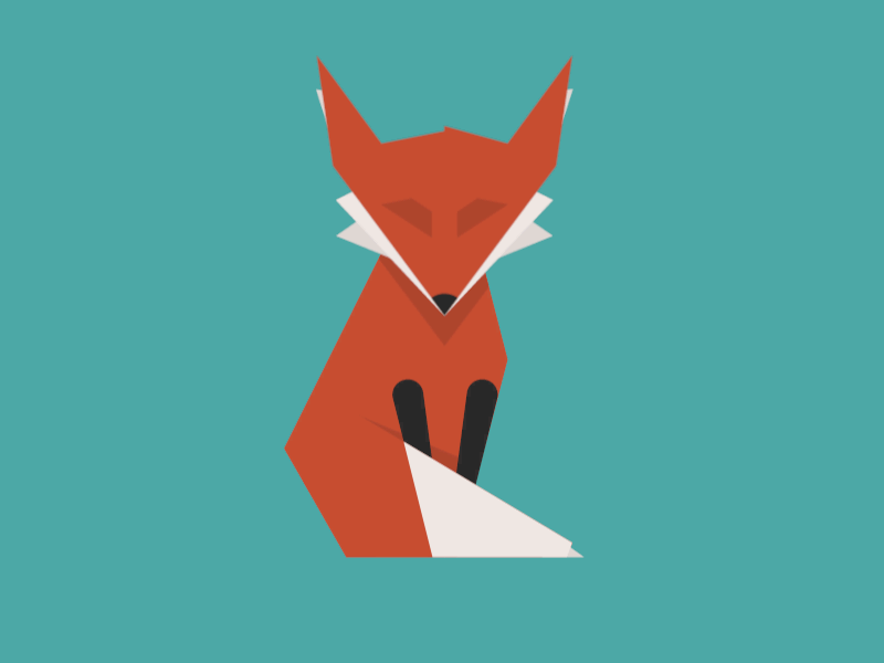Fox WIP after animation effects gif graphics loop mograph motion vulpes