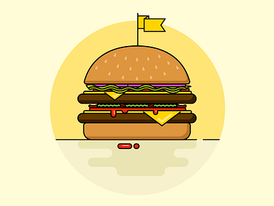 burger burger food graphic design illustration vector