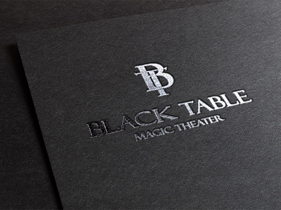 Black Table Magic Theater b black bt logo magic t table theater