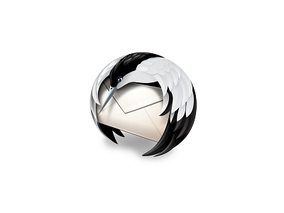 Thunderbird 38 Pied Avocet Logo Concept 38 avocet concept email firefox logo mozilla pied avocet thunderbird