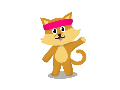 Glucosio Mascot: Glucat (White Background)