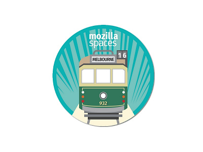 Mozilla Melbourne Sticker