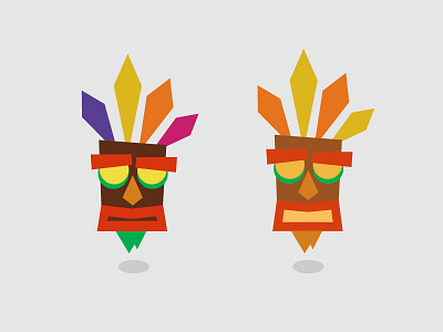 Minimal Aku Aku Illustration