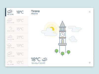 Weather App UI Exploration