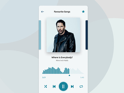 Music Player Interface Exploration interface design music app ui