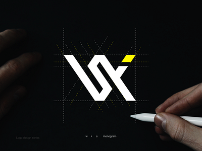 W + S monogram 3d animation black branding bucket design dribbblers graphic design illustration logo logodesign minimal motion graphics popular shot uidesign uiux web webdesign