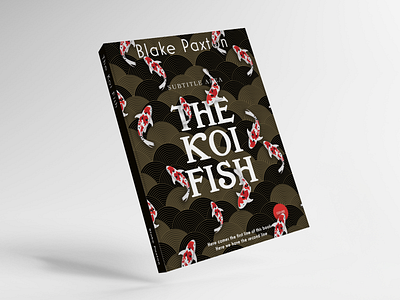 Book Cover Zone - The Koi Fish book cover book cover design cover design graphic design typography