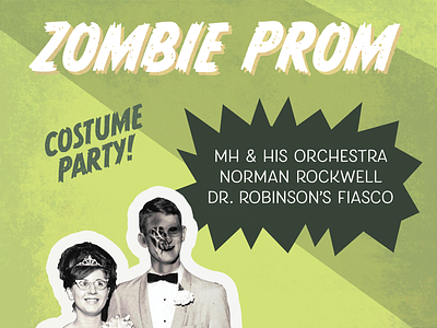 Zombie Prom photoshop poster