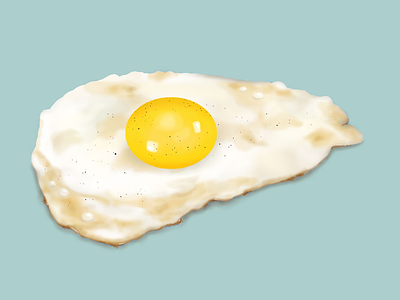 Digital Egg digital painting egg food painting photoshop