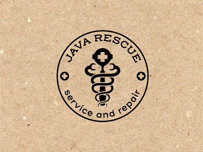 Java Rescue Logo coffee design espresso illustrator logo