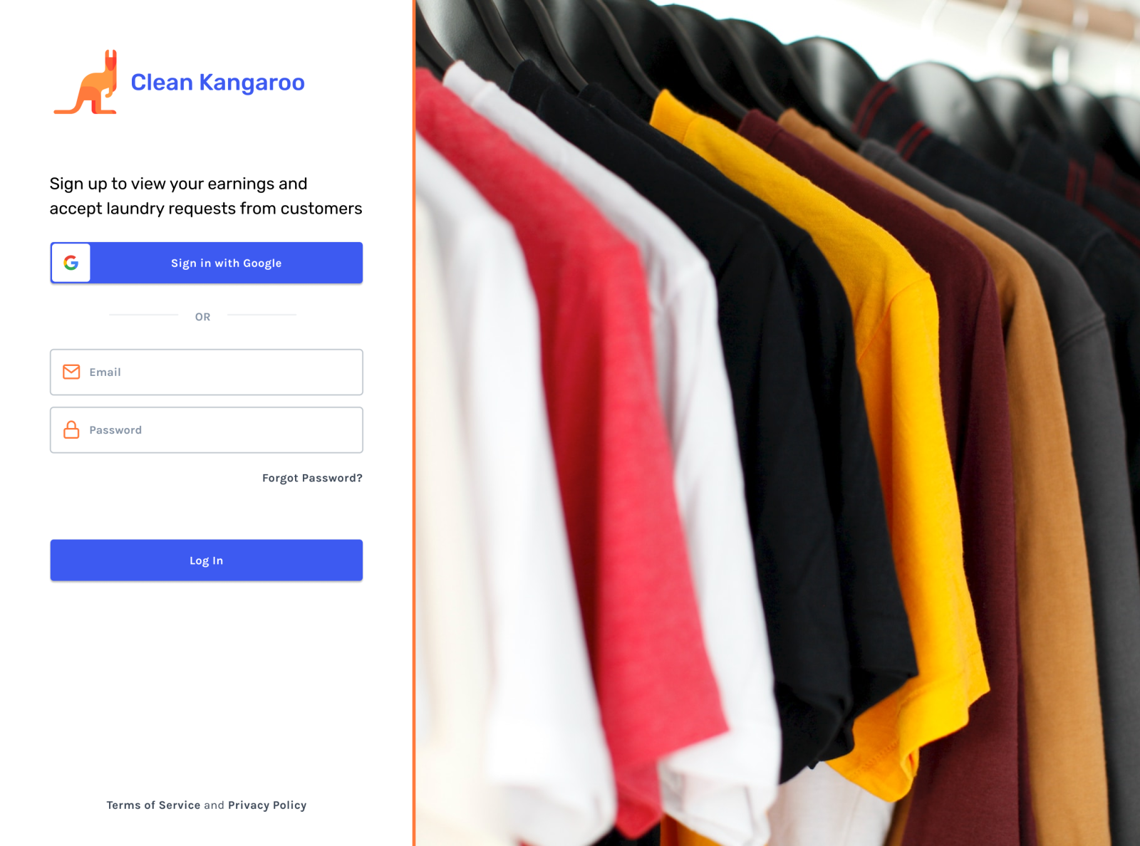 Clean Kangaroo Laundry Delivery Service by Lola on Dribbble